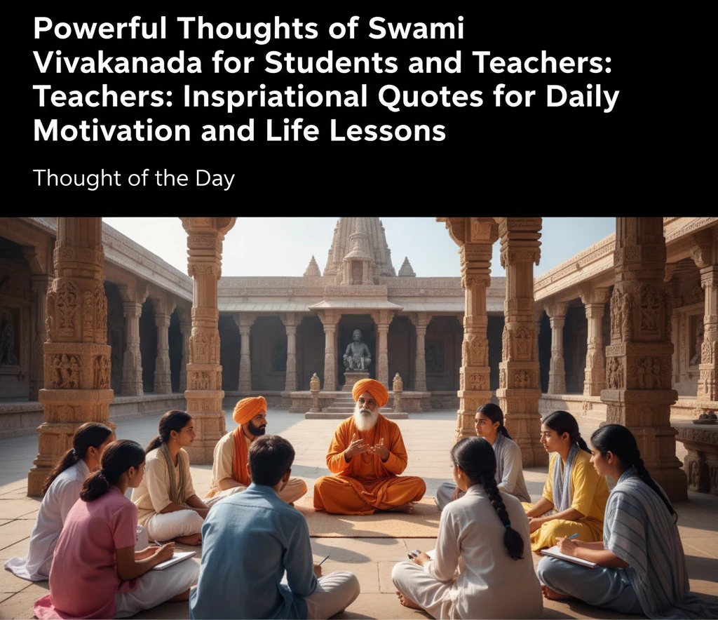 Powerful Thoughts of Swami Vivekananda for Students and Teachers