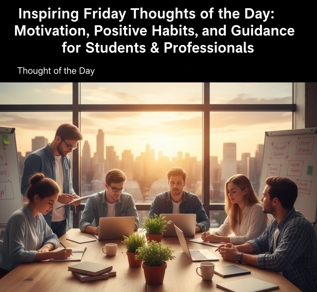 Inspiring Friday Thoughts of the Day