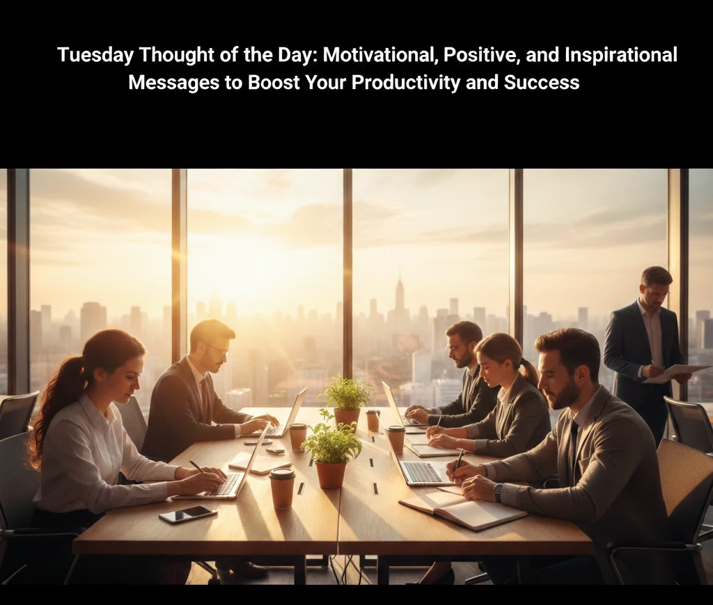 Tuesday Thought of the Day: Motivational, Positive, and Inspirational Messages to Boost Your Productivity and Success