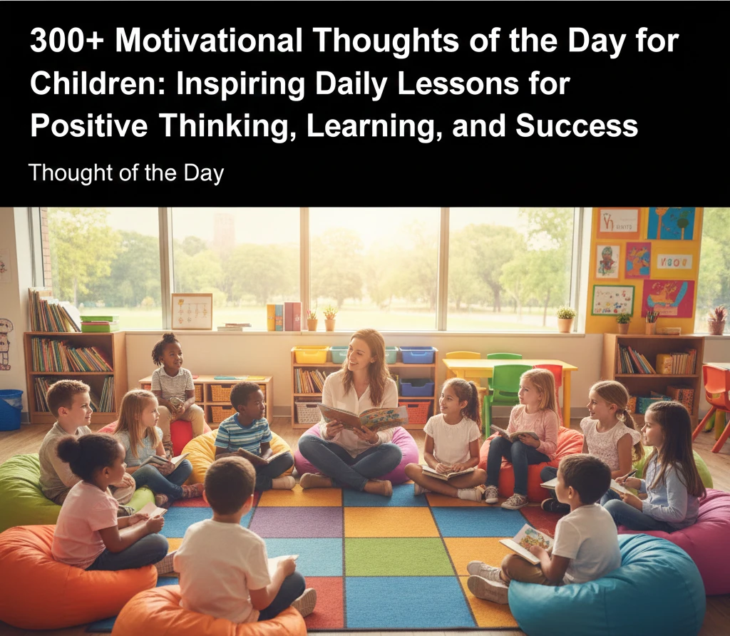 300+ Motivational Thoughts of the Day for Children