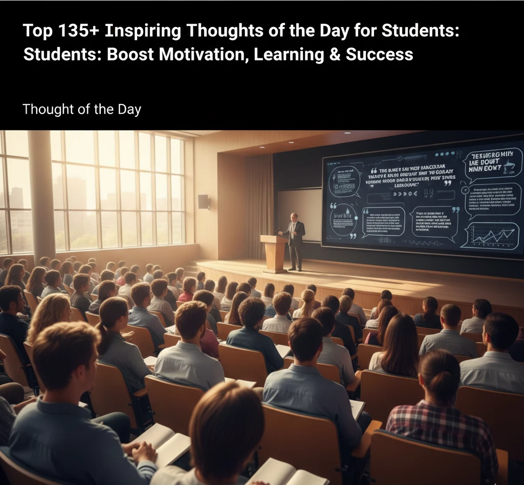 Top 135+ Inspiring Thoughts of the Day for Students