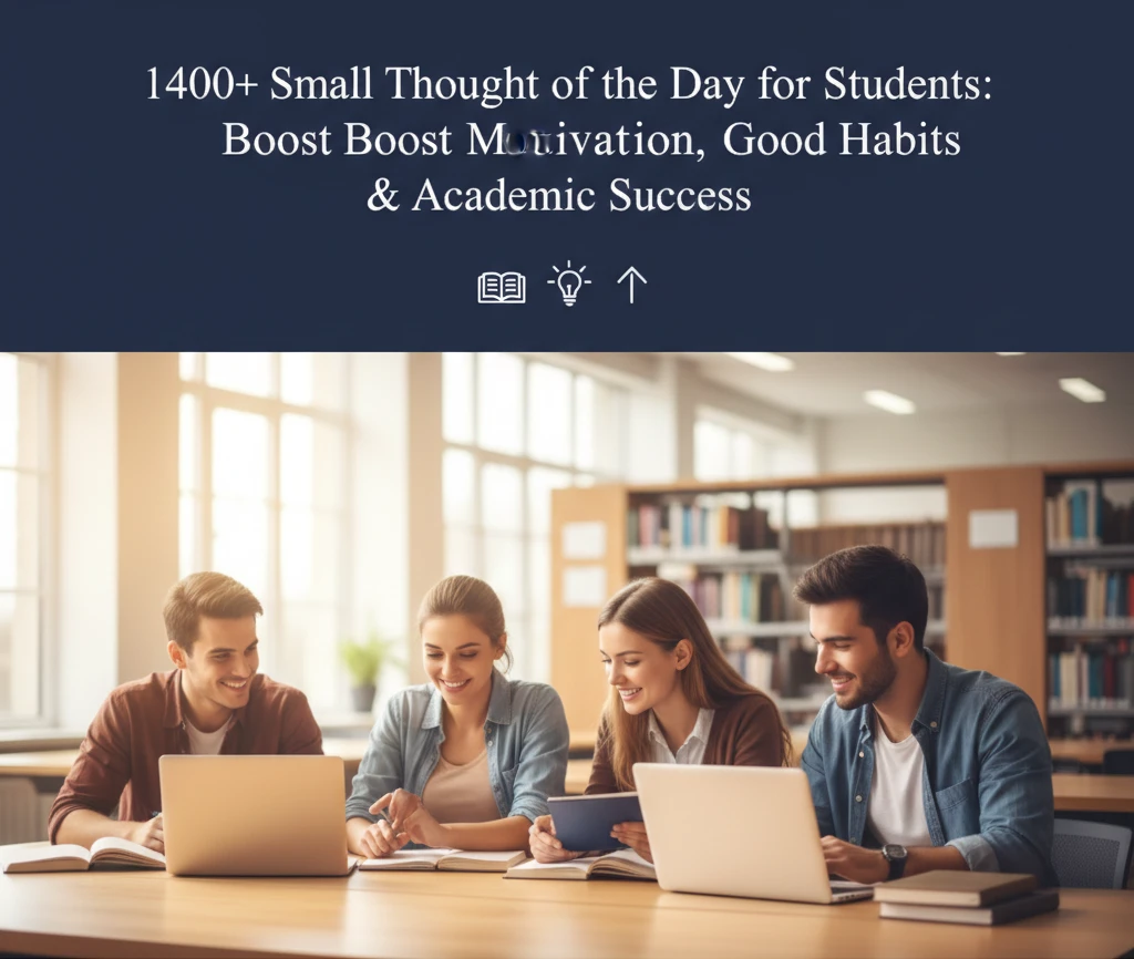 1400+ Small Thought of the Day for Students