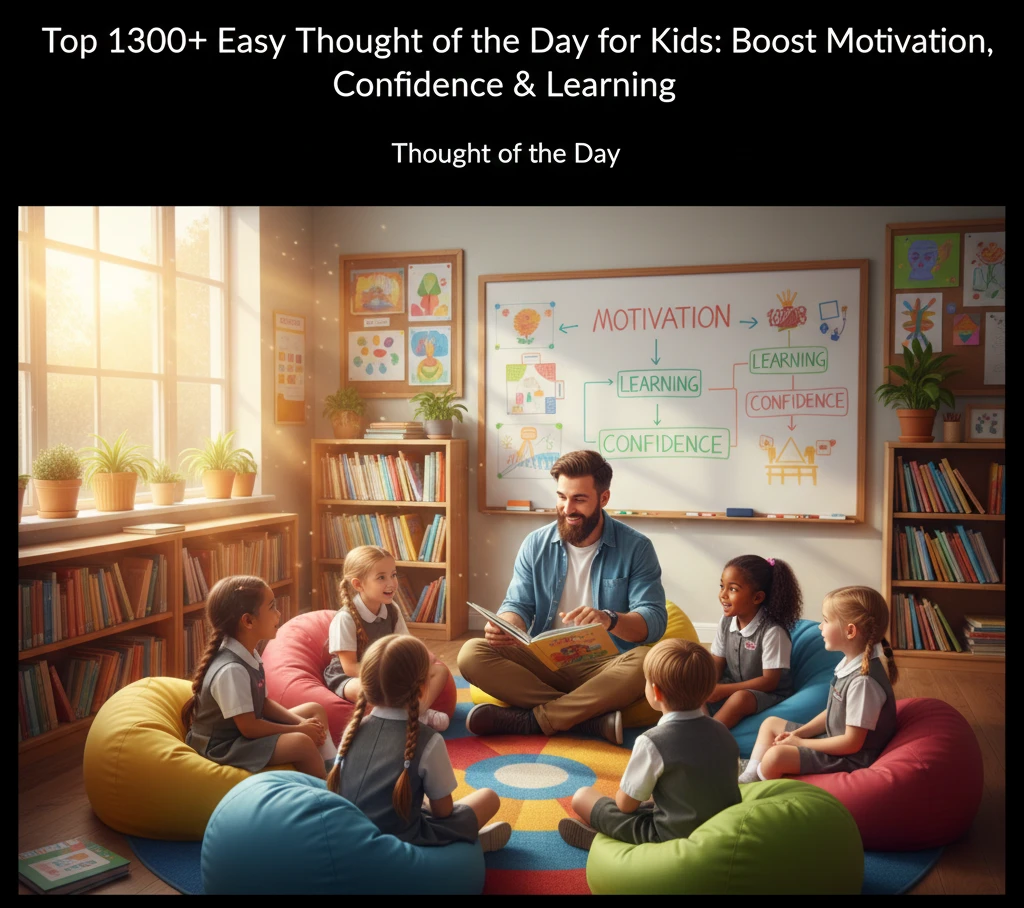 Top 1300+ Easy Thought of the Day for Kids