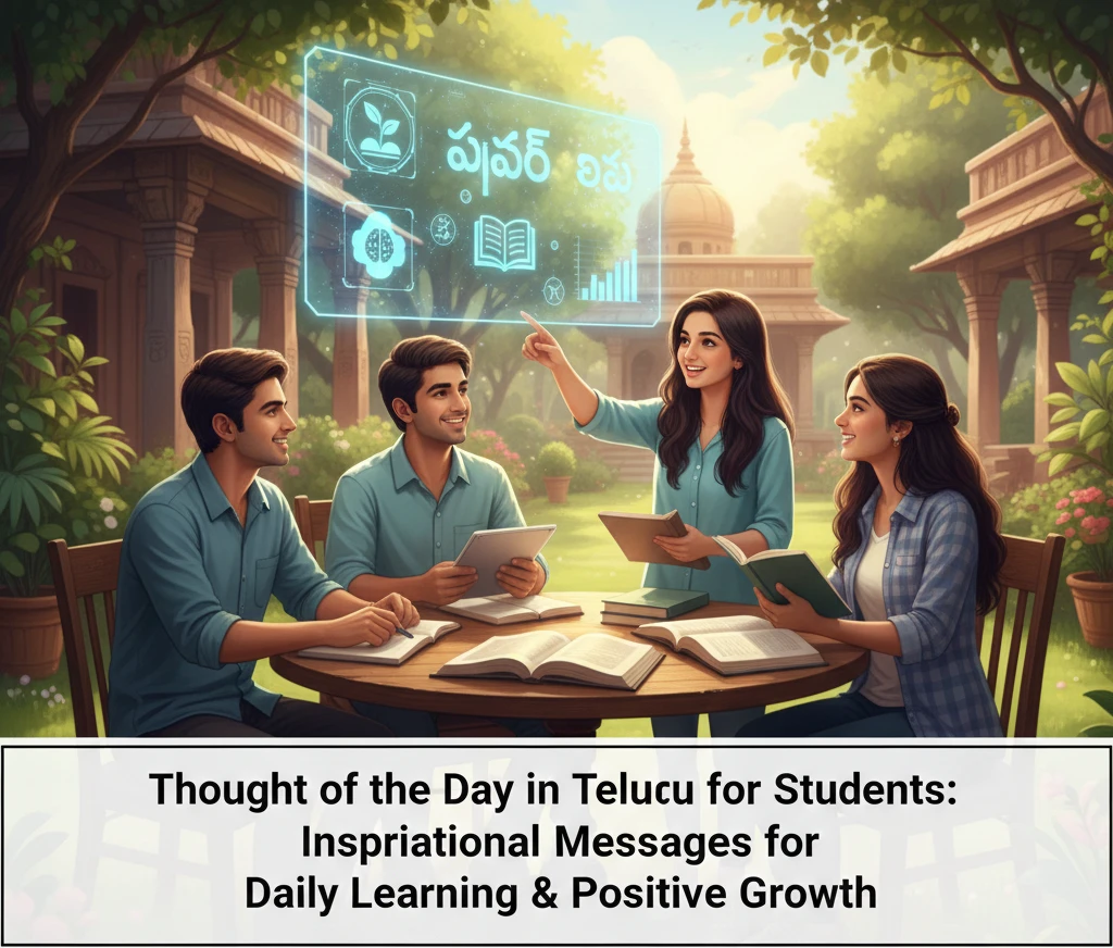 Thought of the Day in Telugu for Students